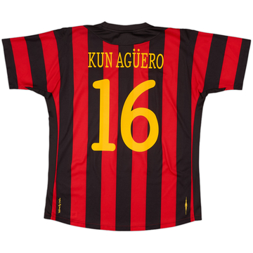 2011-12 Manchester City Away Shirt Kun Aguero #16 - 7/10 - (M)
