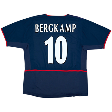 2002-04 Arsenal Away Shirt Bergkamp #10 - 8/10 - (L)