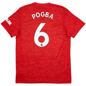 2020-21 Manchester United Home Shirt Pogba #6 - 9/10 - (L)