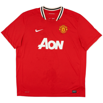 2011-12 Manchester United Home Shirt - 5/10 - (XXL)