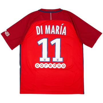 2016-17 Paris Saint-Germain Away Shirt Di Maria #11 - 8/10 - (L)