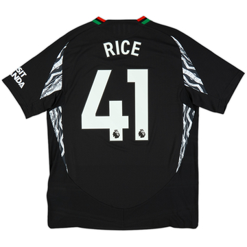 2024-25 Arsenal Authentic Away Shirt Rice #41 (L)