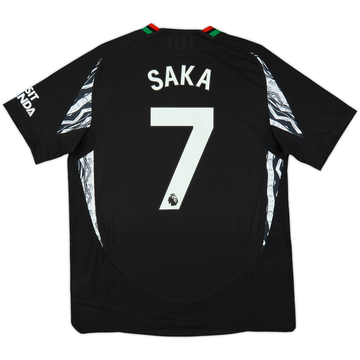 2024-25 Arsenal Authentic Away Shirt Saka #7 (L)
