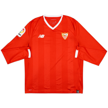 2017-18 Sevilla Away L/S Shirt - 8/10 - (L)