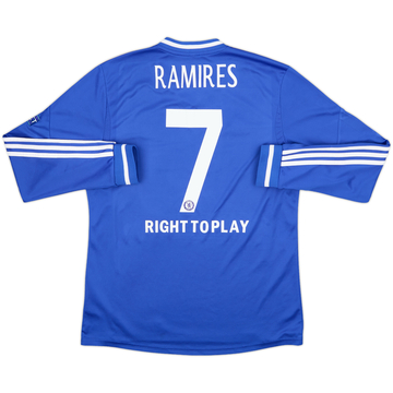 2013-14 Chelsea Home L/S Shirt Ramires #7 - 7/10 - (L)