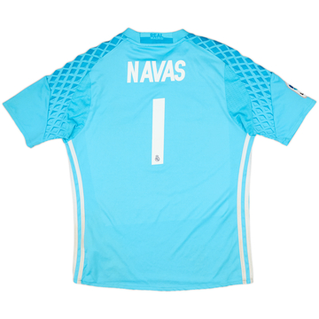 2016-17 Real Madrid GK S/S Shirt Navas #1 - 6/10 - (L.Boys)