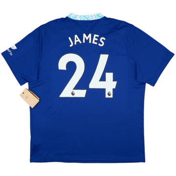 2022-23 Chelsea Home Shirt James #24 (XL)