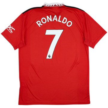 2022-23 Manchester United Home Shirt Ronaldo #7 - 6/10 - (XXL)
