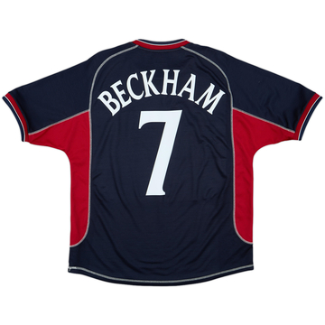 2000-01 Manchester United Third Shirt Beckham #7 - 7/10 - (L)