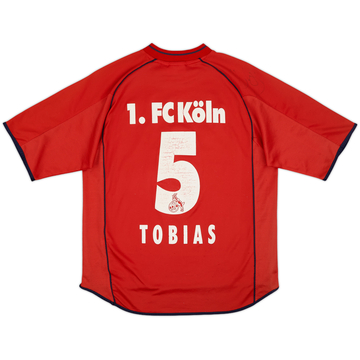 2001-02 FC Koln Home Shirt Tobias #5 - 4/10 - (XL.Boys)