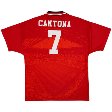 1994-96 Manchester United Home Shirt Cantona #7 - 8/10 - (L)