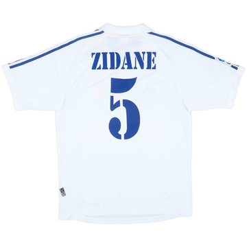 2001 Real Madrid Home Shirt Zidane #5 - 8/10 - (M)