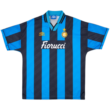 1994-95 Inter Milan Home Shirt - 9/10 - (XL)