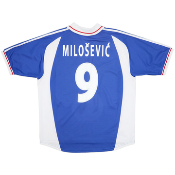 2000-01 Yugoslavia Home Shirt Milosevic #9 - 9/10 - (XL)