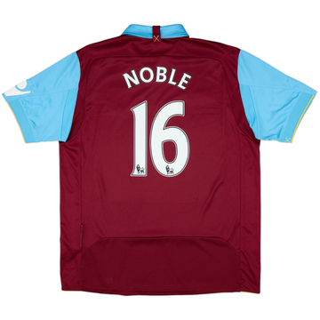 2010-11 West Ham Home Shirt Noble #16 - 8/10 - (L)