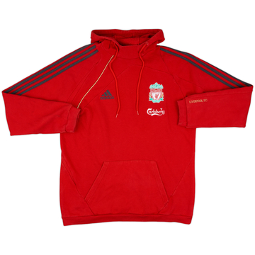 2009-10 Liverpool adidas Hooded Top - 8/10 - (L)