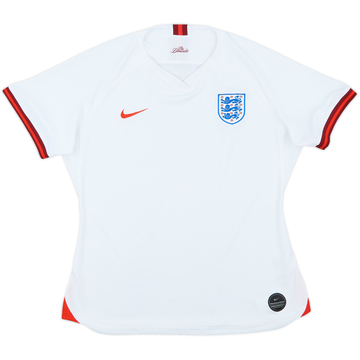 2019 England Lionesses Home Shirt - 8/10 - (Women's XL)