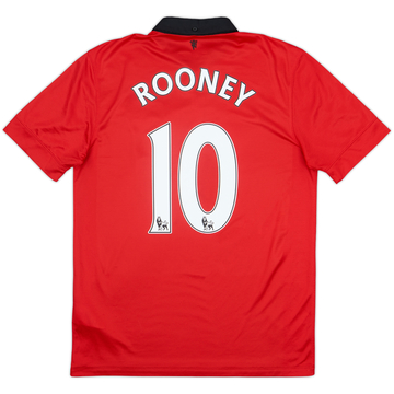 2013-14 Manchester United Home Shirt Rooney #10 - 7/10 - (M)