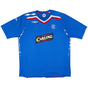 2007-08 Rangers Home Shirt - 6/10 - (XXL)