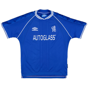 1999-01 Chelsea Home Shirt - 8/10 - (M.Boys)