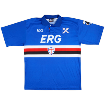 1992-94 Sampdoria Home Shirt #2 - 4/10 - (XL)