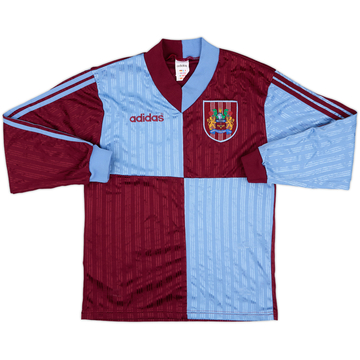 1996-98 Burnley Match Issue Home L/S Shirt #8