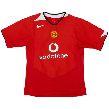 2004-06 Manchester United Home Shirt - 6/10 - (L.Boys)