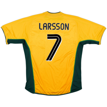 2002-03 Celtic Away Shirt Larsson #7 - 8/10 - (L)