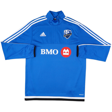 2014-15 Montreal Impact adidas 1/4 Zip Drill Top - 9/10 - (L)