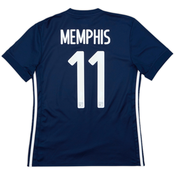 2017-18 Lyon Away Shirt Memphis #11 - 10/10 - (S)