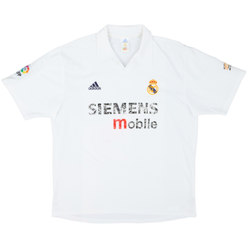 2002-03 Real Madrid Centenary Home Shirt - 5/10 - (XL)