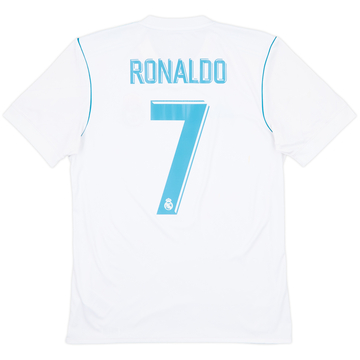 2017-18 Real Madrid Home Shirt Ronaldo #7 - 6/10 - (S)