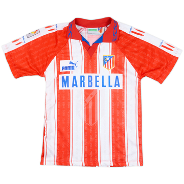 1995-96 Atletico Madrid Home Shirt - 9/10 - (Y)
