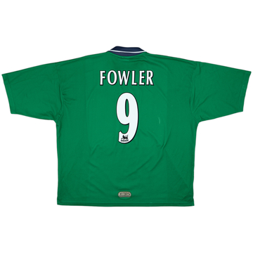 1999-00 Liverpool Away Shirt Fowler #9 - 6/10 - (XXL)