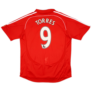 2006-08 Liverpool Home Shirt Torres #9 - 6/10 - (XL)