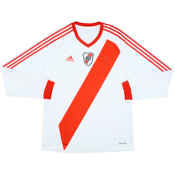 2010-11 River Plate Player Issue Home L/S Shirt - 9/10 - (XL)