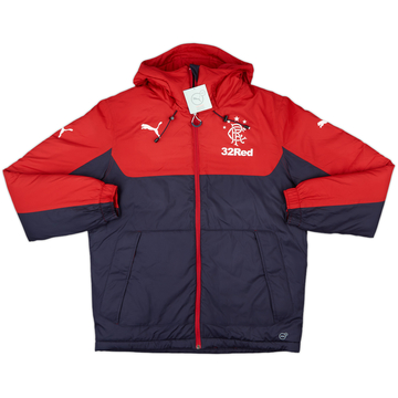 2016-17 Rangers Puma Padded Bench Coat (M)