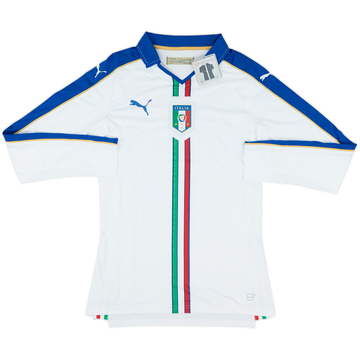 2016-17 Italy Player Issue Away L/S Shirt (L)