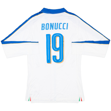 2016-17 Italy Player Issue Away L/S Shirt Bonucci #19 (XL)