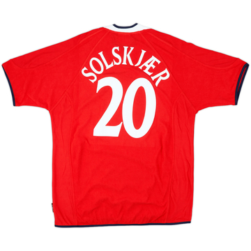 2000-02 Norway Home Shirt Solskjaer #20 (XL)