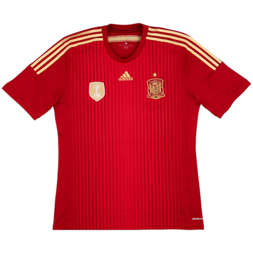 2013-15 Spain Home Shirt - 8/10 - (XL)