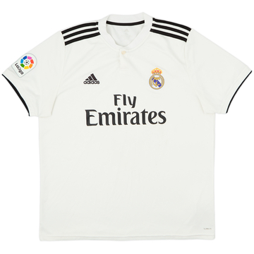 2018-19 Real Madrid Home Shirt - 5/10 - (XL)