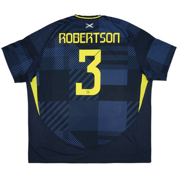 2024-25 Scotland Home Shirt Robertson #3 - 8/10 - (3XL)