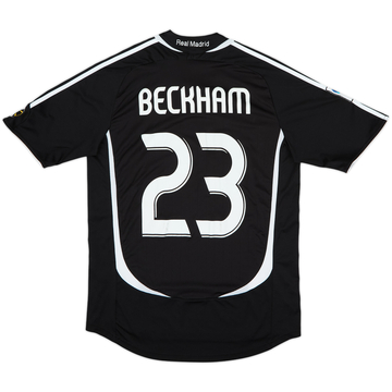 Camiseta de visitante del Real Madrid 2006-07 Beckham #23 - 5/10 - (M)