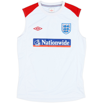 2010-11 England Umbro Training Vest - 8/10 - (L)