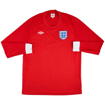 2010-11 England Away L/S Shirt - 9/10 - (L)