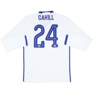 2016-17 Chelsea Player Issue Third L/S Shirt Cahill #24 (L/XL)