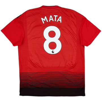 2018-19 Manchester United Home Shirt Mata #8 - 7/10 - (L)