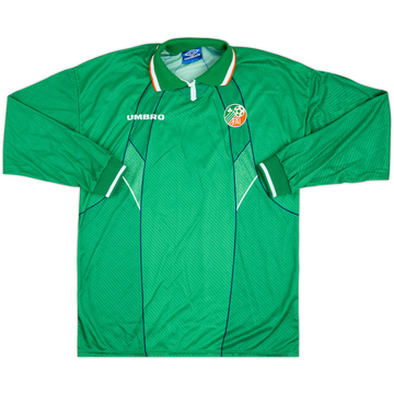 1995 Ireland Match Issue Home L/S Shirt #5