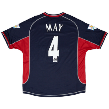 2000-01 Manchester United Match Issue Third Shirt May #4